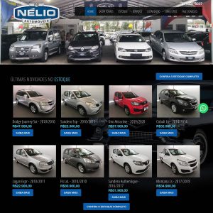 Website Nelio Automóveis